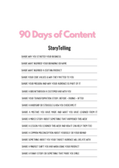 DFY Creative Content Ideas Vault