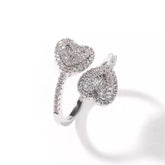 Double Heart Ring