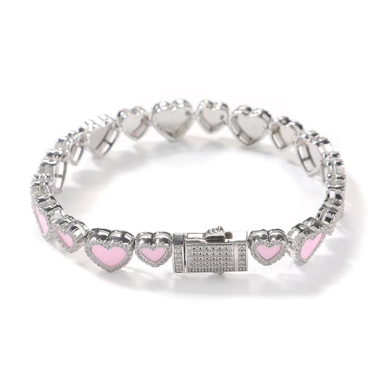 Pink Heart Bracelet
