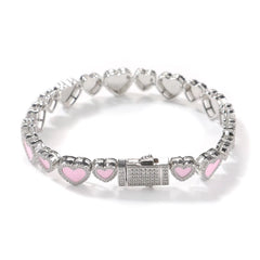 Pink Heart Bracelet
