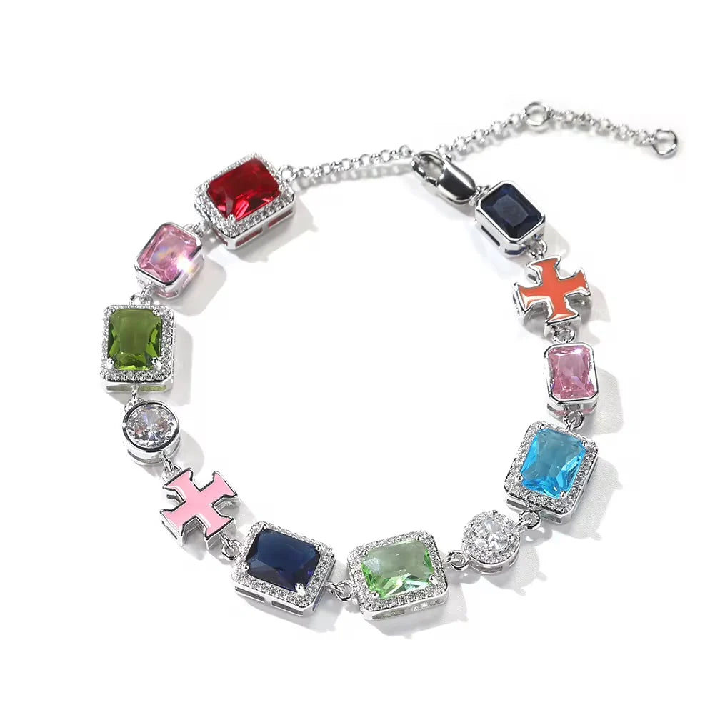 Gem Charm Bracelet