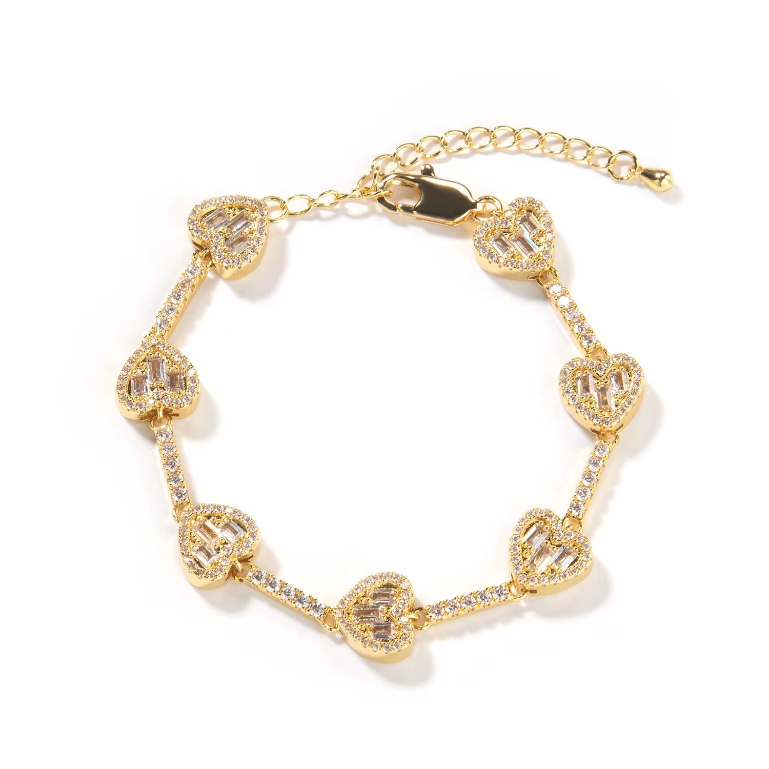 Heart Charm Bracelet