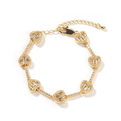 Heart Charm Bracelet