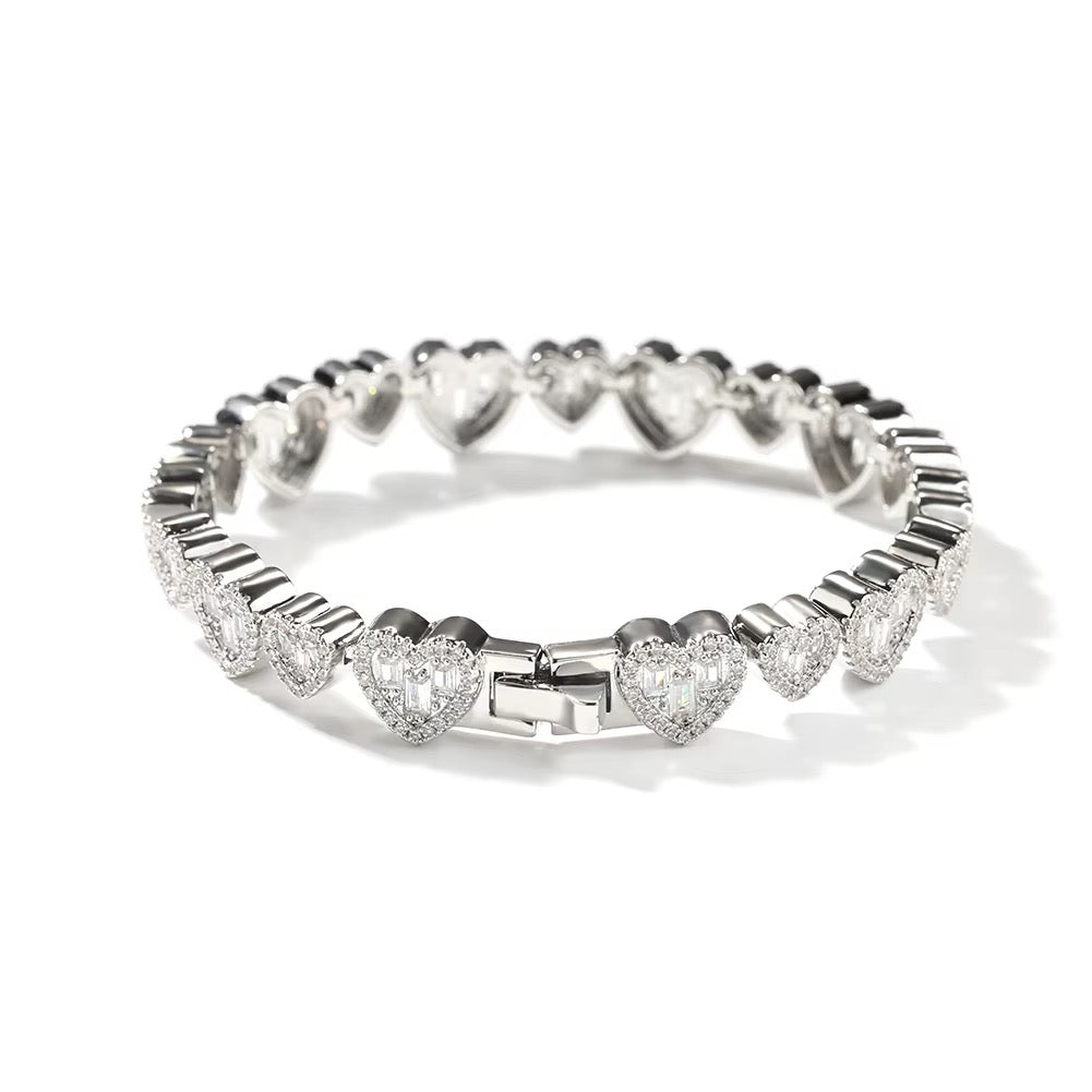 Crystal Heart Bracelet