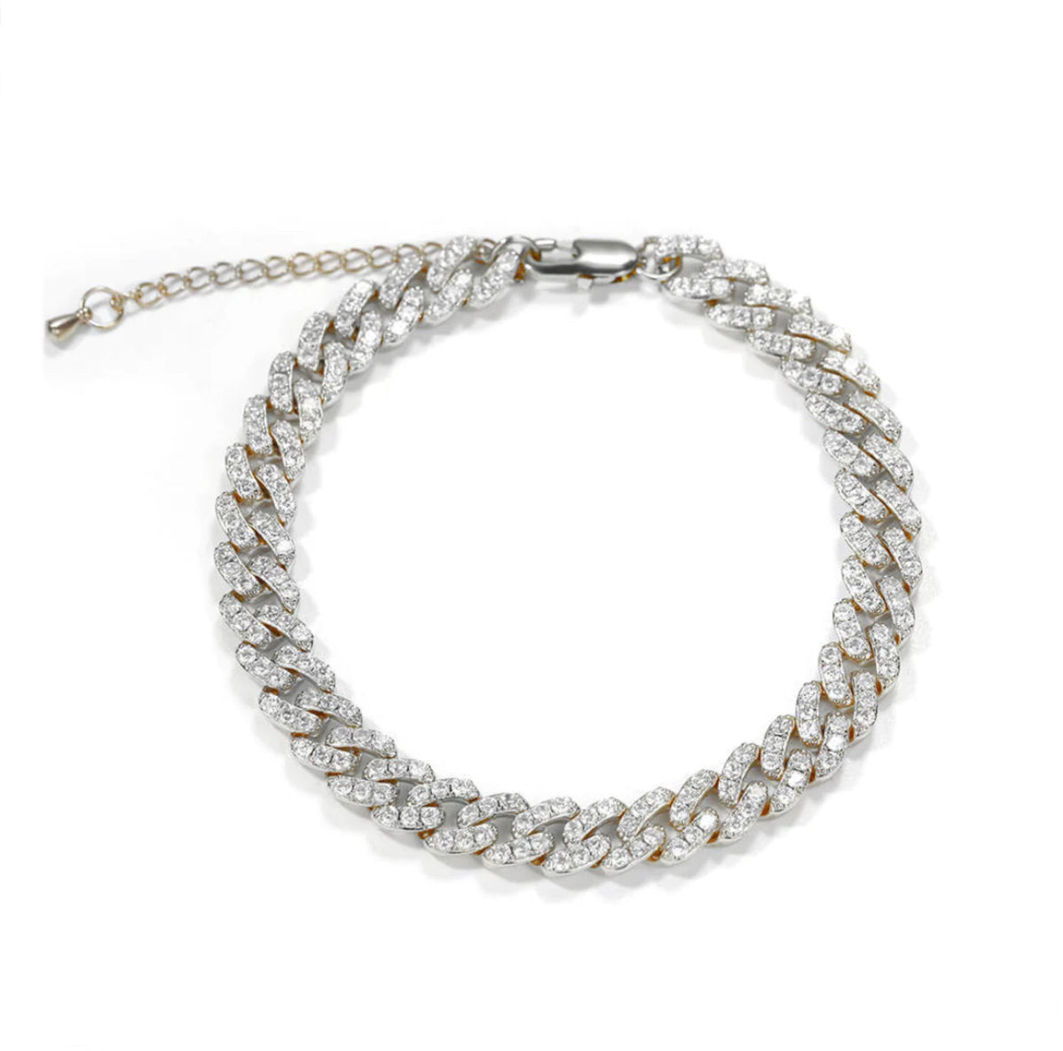 Adjustable Cuban Link Anklet
