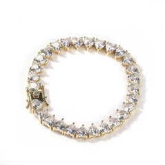 Heart Tennis Bracelet