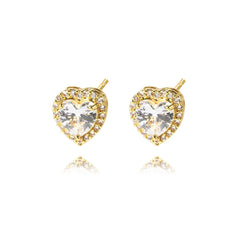 Heart Stud Earrings