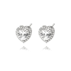 Heart Stud Earrings