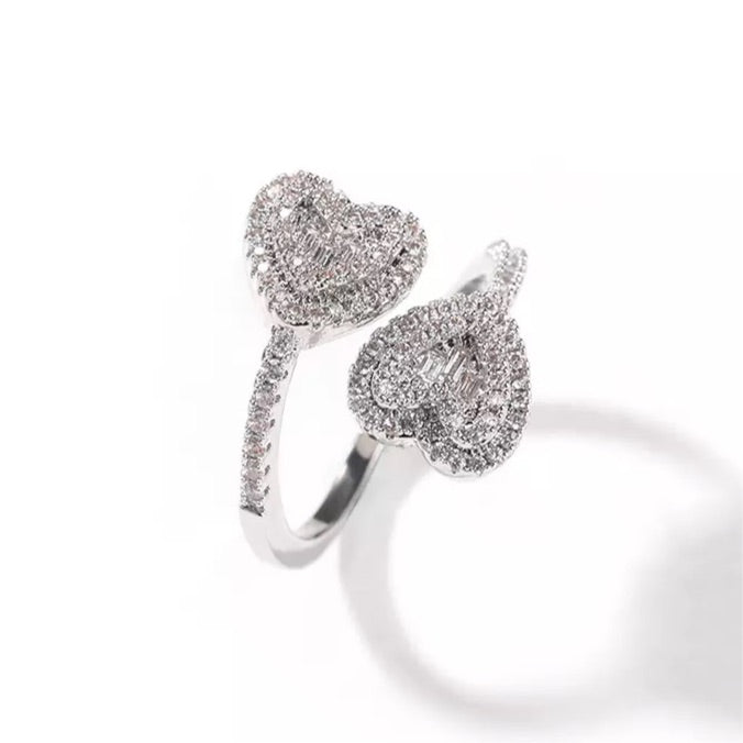Double Heart Ring